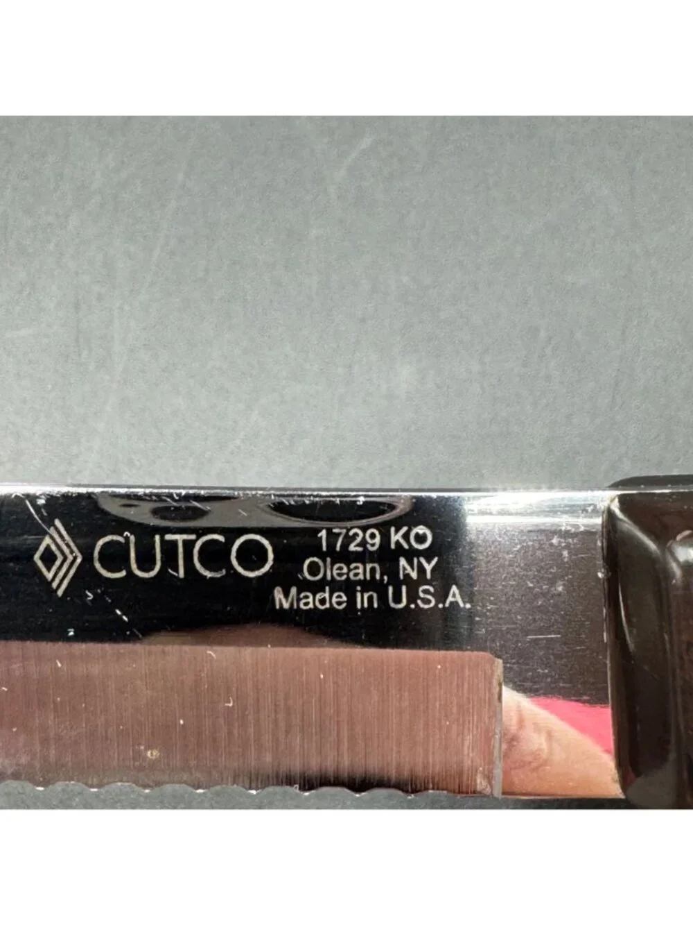 Cutco 1729 Brown Swirl Handle 12